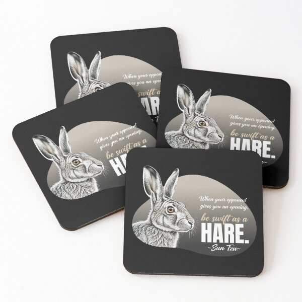 Item preview, When Your Opponent Gives You An Opening Be Swift As A Hare - Sun Tzu - Art Of War designed and sold by Vibe-Vary.