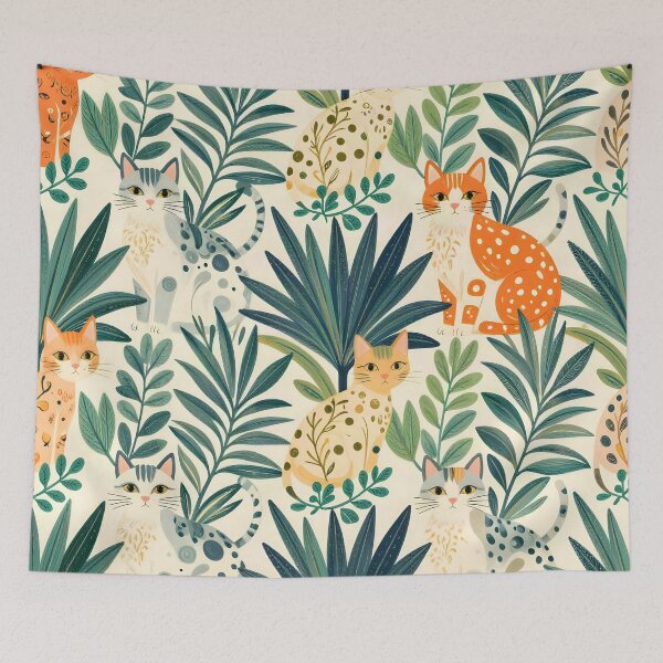 Item preview, Jungle Cats designed and sold by The Mad Tea Party.