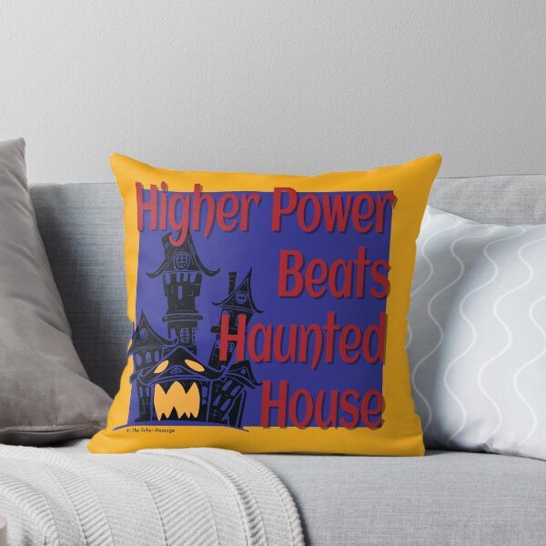 Item preview, Higher Power Beats Haunted House Sober Halloween Design designed and sold by ApexDesigners.