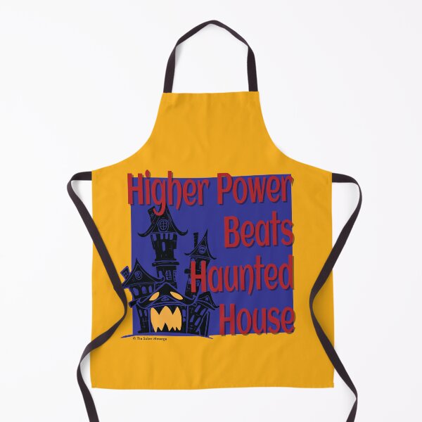 Item preview, Higher Power Beats Haunted House Sober Halloween Design designed and sold by ApexDesigners.