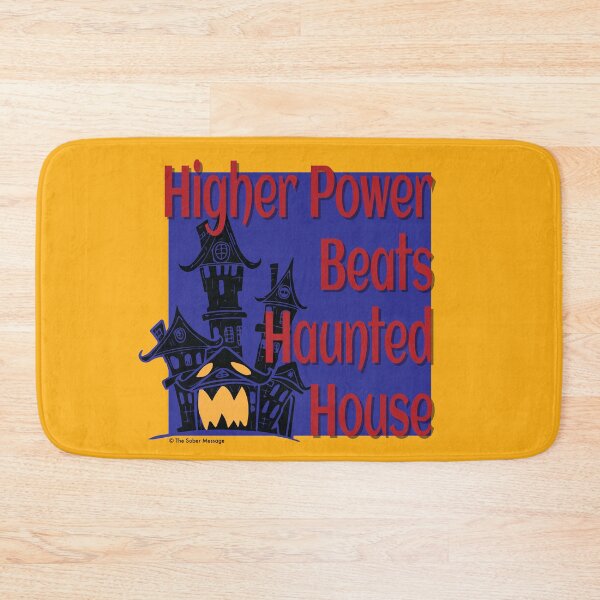 Item preview, Higher Power Beats Haunted House Sober Halloween Design designed and sold by ApexDesigners.
