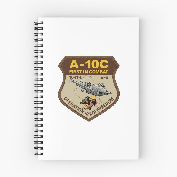 Item preview, 104th Expeditionary Fighter Squadron A-10C Operation Iraqi Freedom Patch designed and sold by CharlieDesings.