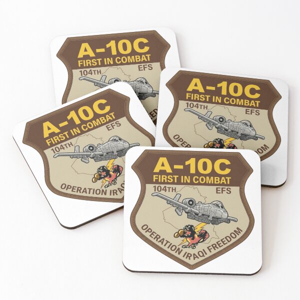 Item preview, 104th Expeditionary Fighter Squadron A-10C Operation Iraqi Freedom Patch designed and sold by CharlieDesings.