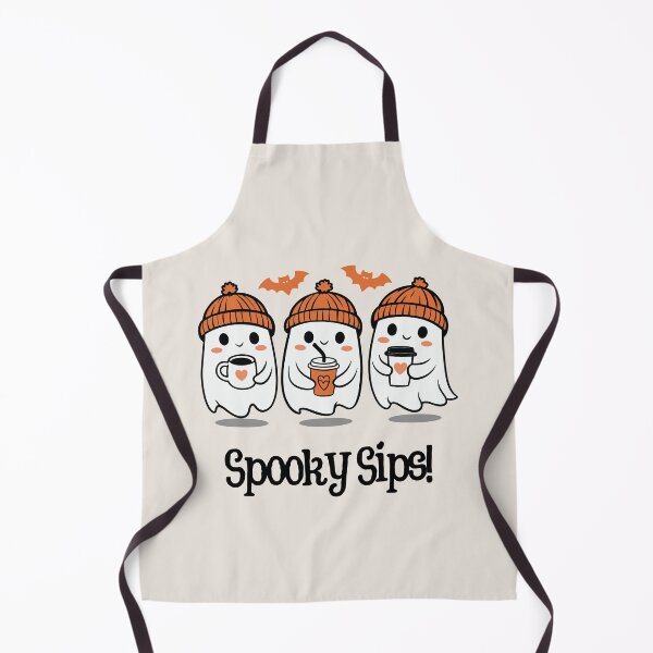 Item preview, Spooky Sips Ghost Coffee Squad | Cozy Autumn Beanies & Halloween Drinks designed and sold by MiaBellaGirl.