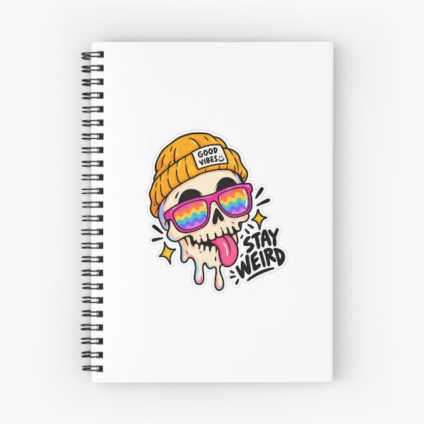 Item preview, Funky Skull designed and sold by loop-ledger.