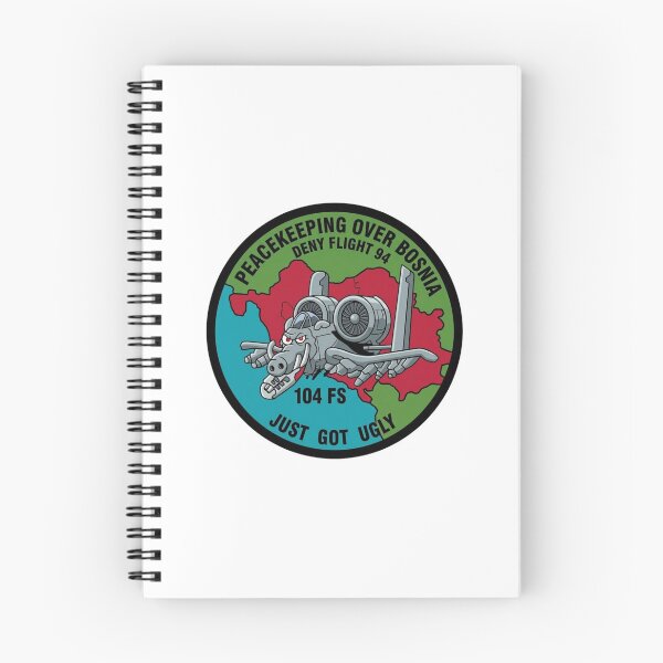 Item preview, 104th Fighter Squadron Operation Deny Flight Bosnia 1994 Patch    designed and sold by CharlieDesings.