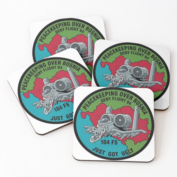 Item preview, 104th Fighter Squadron Operation Deny Flight Bosnia 1994 Patch    designed and sold by CharlieDesings.