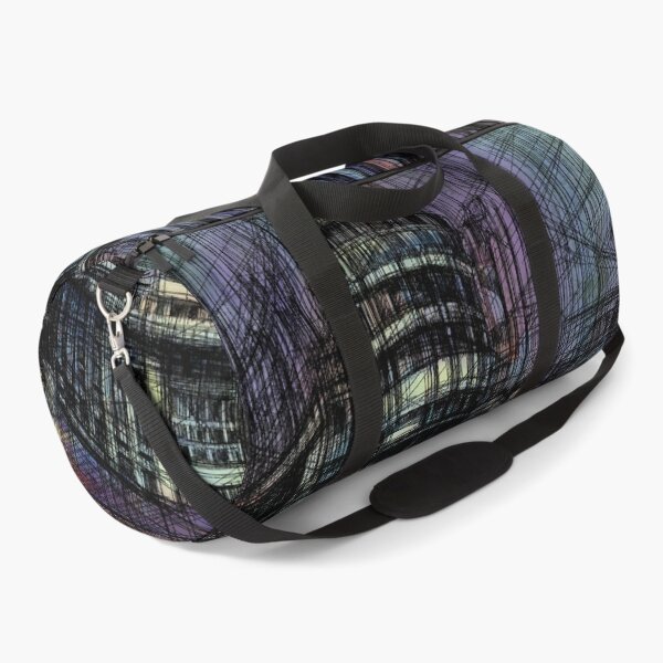 Item preview, Moody Architectural Cityscape – Colorful Curved Building Art designed and sold by IlustratorCAT.