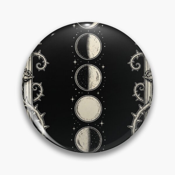Item preview, Moon Phases in a Thorned Gothic Arch designed and sold by ThePaleParlor.