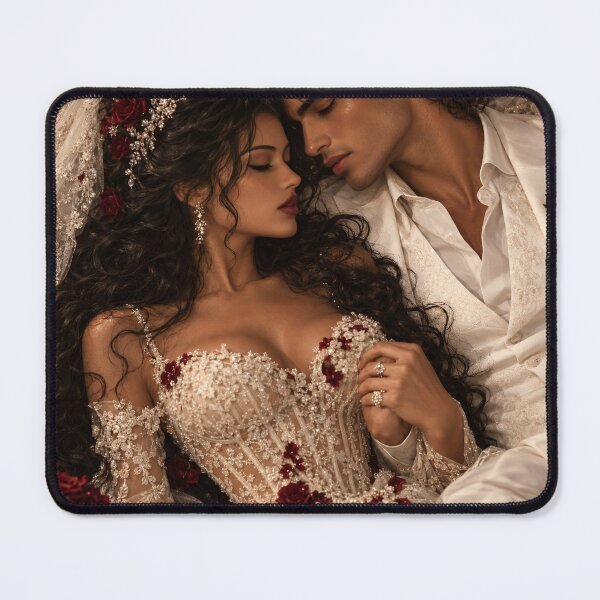 Item preview, Gothic Wedding Bride & Groom | Dark Romance Love Roses designed and sold by IRON SIREN.