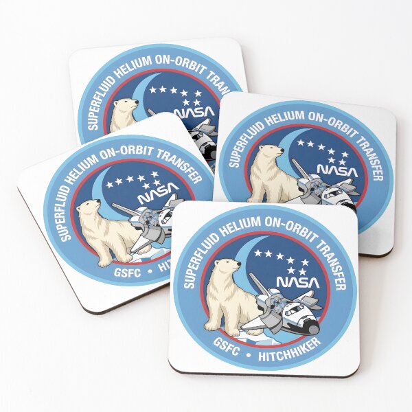 Item preview, NASA Superfluid Helium On-Orbit Transfer (SHOOT) Mission Patch designed and sold by CharlieDesings.