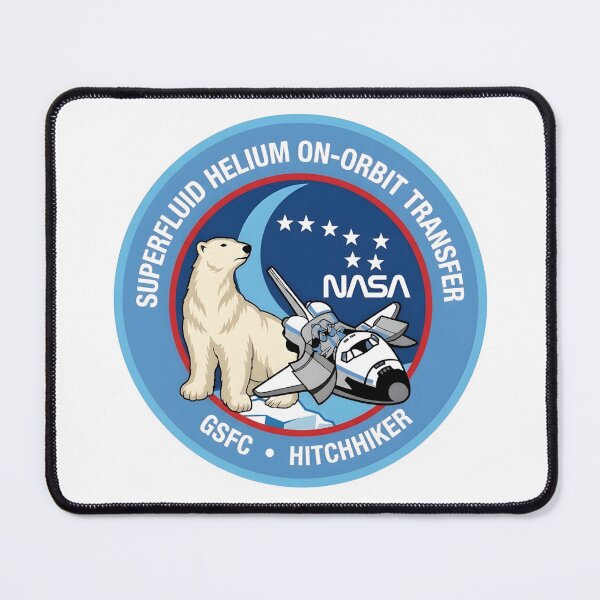 Item preview, NASA Superfluid Helium On-Orbit Transfer (SHOOT) Mission Patch designed and sold by CharlieDesings.