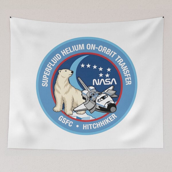Item preview, NASA Superfluid Helium On-Orbit Transfer (SHOOT) Mission Patch designed and sold by CharlieDesings.