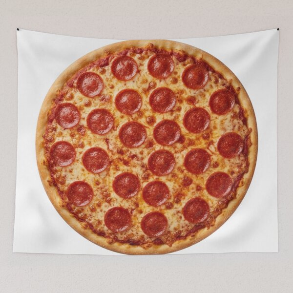 Item preview,  Realistic Pepperoni Pizza Blanket / Realistic food blanket / Cheese Lover Gift / Viral Trend / Tiktok Trend / Funny / Cheesy  Pizza / Best Selling / Trending designed and sold by TeenLake.