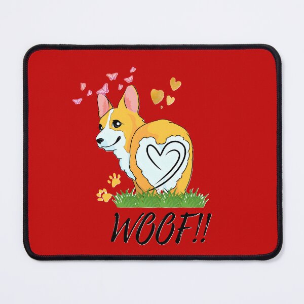 Item preview, Cute Corgi Butt Heart Woof Puppy designed and sold by Unwrapfashion.