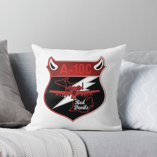 Item preview, 107th Fighter Squadron A-10C Red Devils Military Patch designed and sold by CharlieDesings.