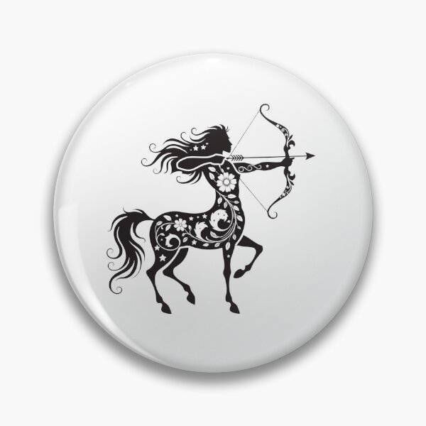 Item preview, Sagittarius Zodiac Archer – Floral Celestial Centaur Astrology Art designed and sold by Mousy17.