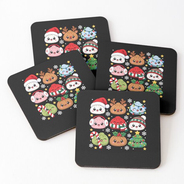 Item preview, Cute Kawaii Christmas Dumplings Bao Dim Sum Baozi Xmas designed and sold by clothesy7.