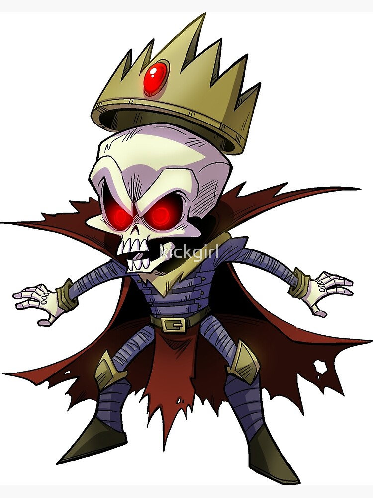 Cranky Lich Cute D D Adventures Greeting Card By Kickgirl Redbubble