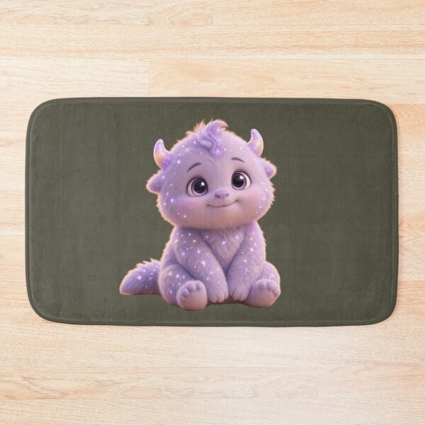 Item preview, Cute Pastel Purple Space Monster with Sparkly Stars designed and sold by charmaroundyou.