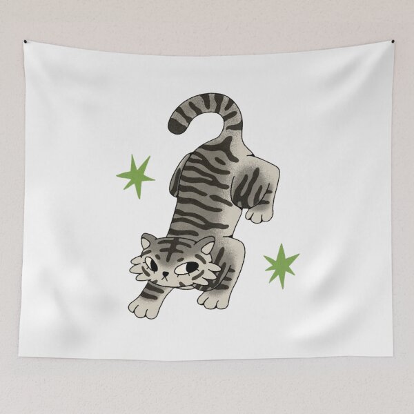 Item preview, Cute gray cat designed and sold by DhriegoStudio.