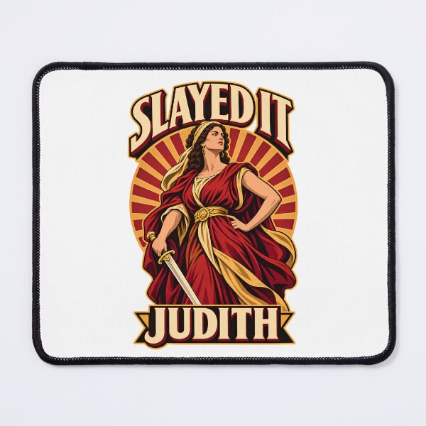 Item preview, Slayed It Judith - Vintage Biblical Heroine Warrior Woman Art Funny Biblical Dark Humor designed and sold by Neurospicy Trolls.