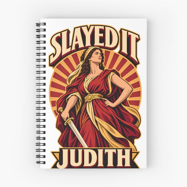 Item preview, Slayed It Judith - Vintage Biblical Heroine Warrior Woman Art Funny Biblical Dark Humor designed and sold by Neurospicy Trolls.
