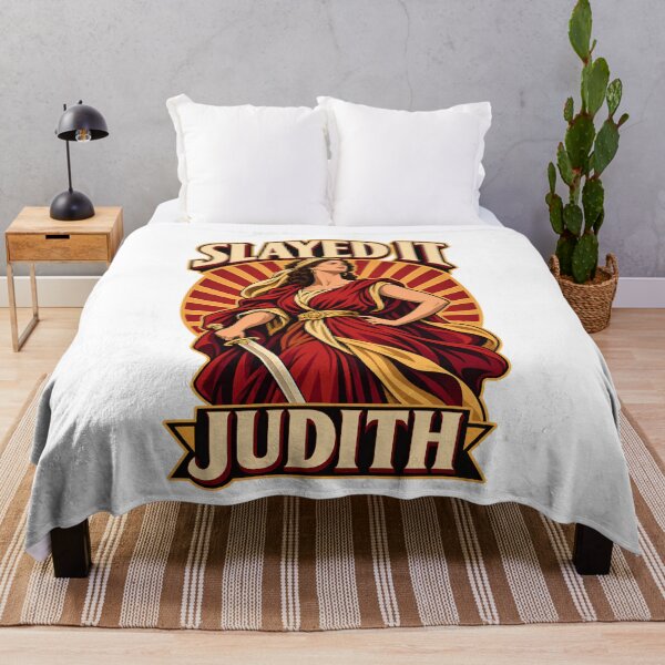 Item preview, Slayed It Judith - Vintage Biblical Heroine Warrior Woman Art Funny Biblical Dark Humor designed and sold by Neurospicy Trolls.