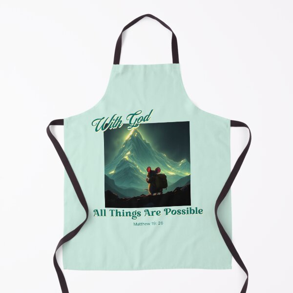 Item preview, With God All Things Are Possible Mountain Mouse designed and sold by Sachie's Studio.