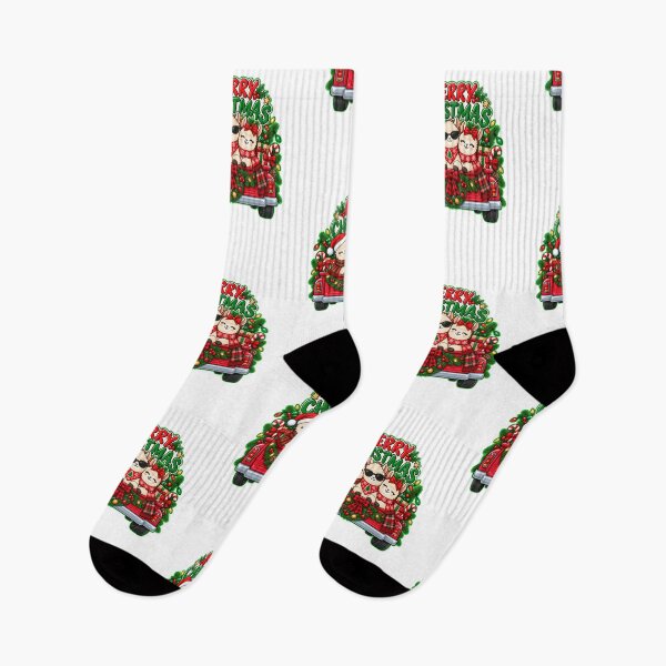 Item preview, Merry Christmas Llama Family in Red Truck designed and sold by Nzgiftsandmore.