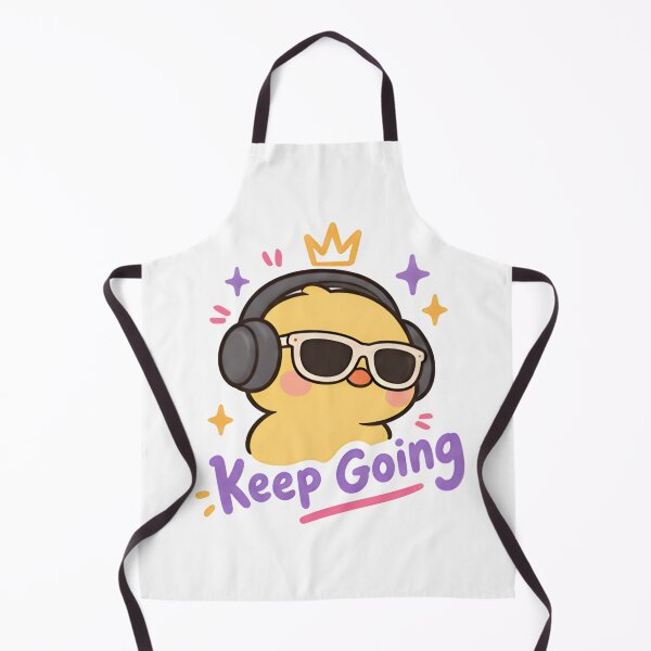 Item preview, Keep Going Cool Duck - Cute Headphones Music Meme designed and sold by Duck lovers.