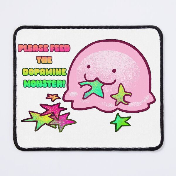 Item preview, "Please Feed The Dopamine Monster" Dark designed and sold by ShopCNTS.