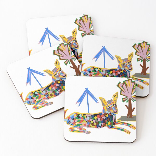 Item preview, Colorful Dog Art with Tropical Vibe designed and sold by Baby-Care.
