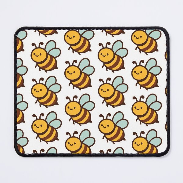 Item preview, Cute Kawaii Bumblebee - Happy Little Bee Sticker Vector Design designed and sold by Nubian Style.