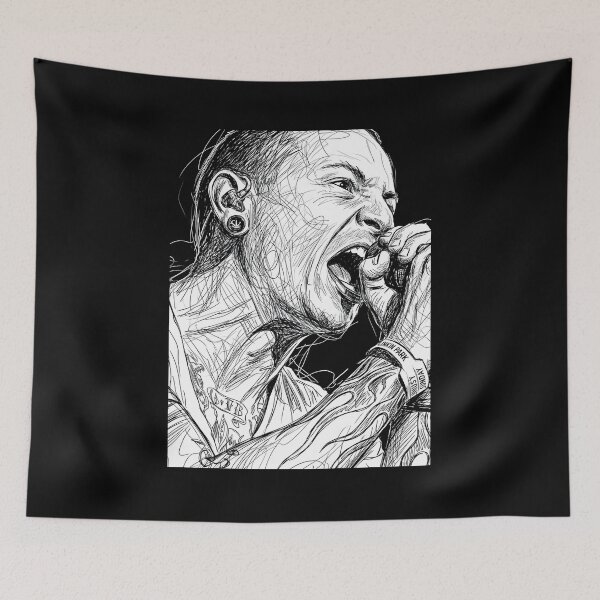 Item preview, Chester Bennington Sribel Art designed and sold by stoppedonlin.