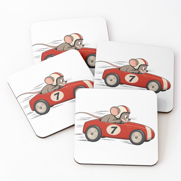 Item preview, Mouse Race Car designed and sold by ArtofDissent.