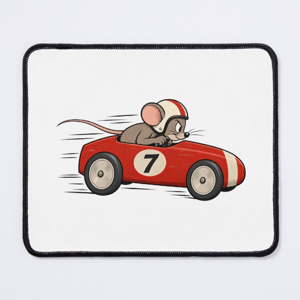 Item preview, Mouse Race Car designed and sold by ArtofDissent.