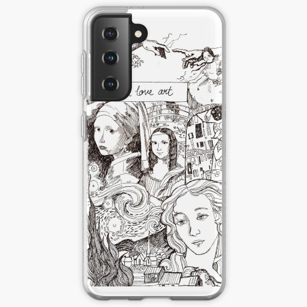 Famous Paintings Art History - I love art Samsung Galaxy Soft Case