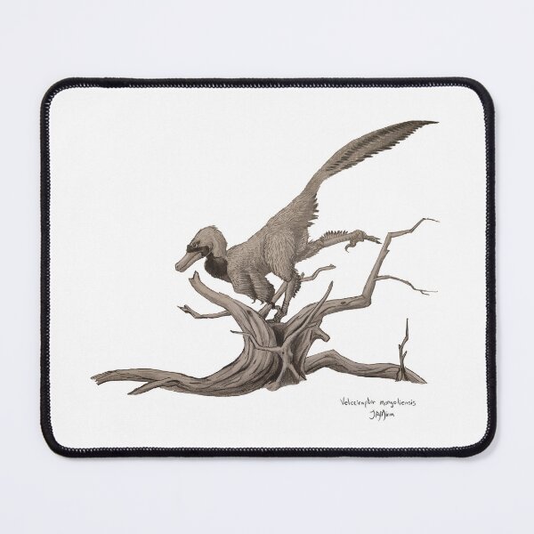 Item preview, Velociraptor Pencil Sketch designed and sold by JAMiron Paleoart.