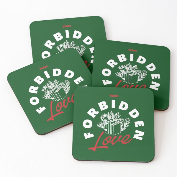Item preview, Team Forbidden Love Badge | White/Red Text | Ver. 1 designed and sold by Seren's Workshop.
