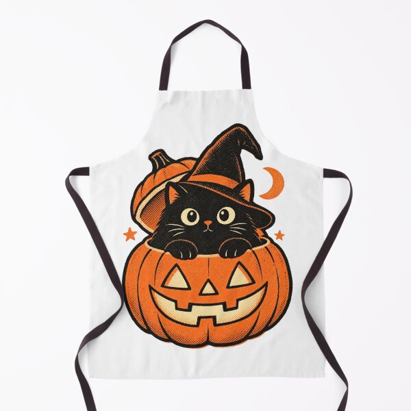Item preview, Witchy Black Cat In A Jack O Lantern designed and sold by eignvalue.