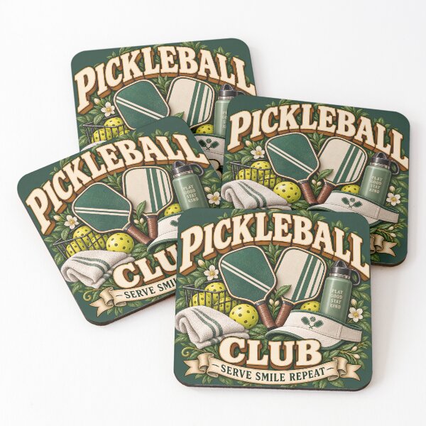 Item preview, Vintage Pickleball Club Retro Sports Design designed and sold by Mostafa Studio.