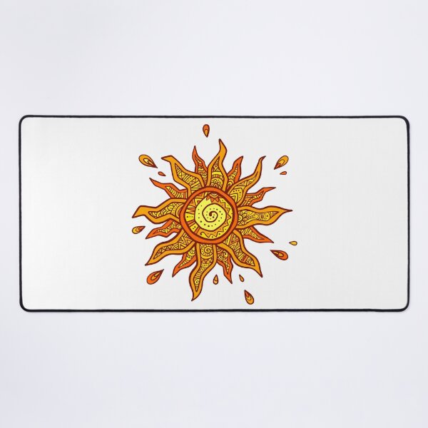 Artikelvorschau, Boho-Stil, orange Sonne entworfen und verkauft von Art of Sun.