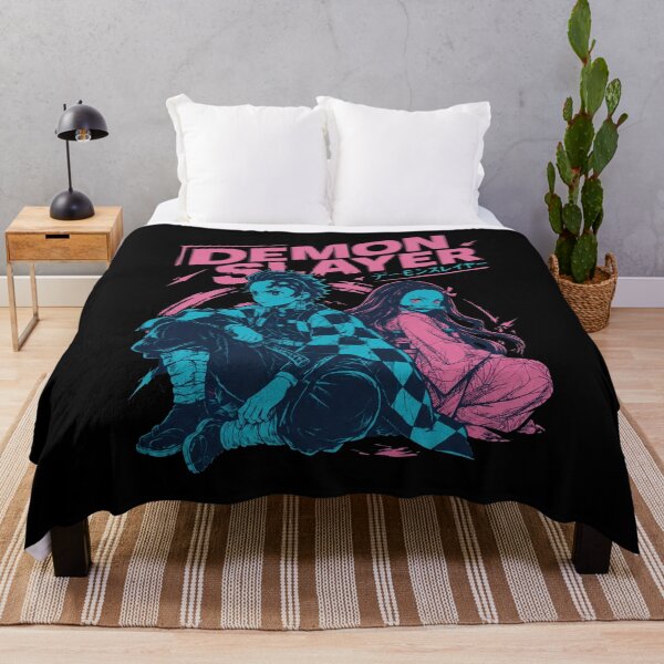 Item preview, Tanjiro & Nezuko Neon Retro Anime Demon Slayer designed and sold by DeborahAnita73.