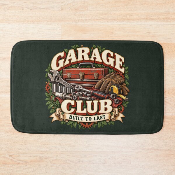 Item preview, Vintage Garage Club Mechanic Tools Design designed and sold by Mostafa Studio.
