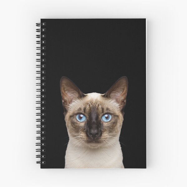 Item preview, Siamese Cat Face Blue Eyes Cat Portrait Art designed and sold by cabana.space.
