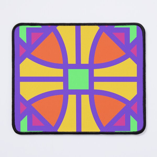 Item preview, Neon Cross In Stained Glass designed and sold by lifeinspired4u.
