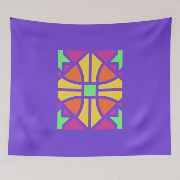 Item preview, Neon Cross In Stained Glass designed and sold by lifeinspired4u.