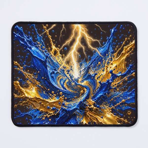 Item preview, Lighting Bolt Hits Splashing Paint Art designed and sold by Vasator1585.