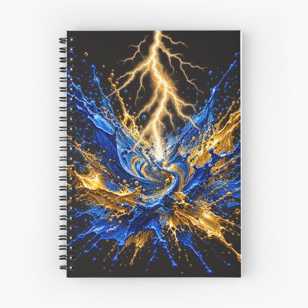 Item preview, Lighting Bolt Hits Splashing Paint Art designed and sold by Vasator1585.